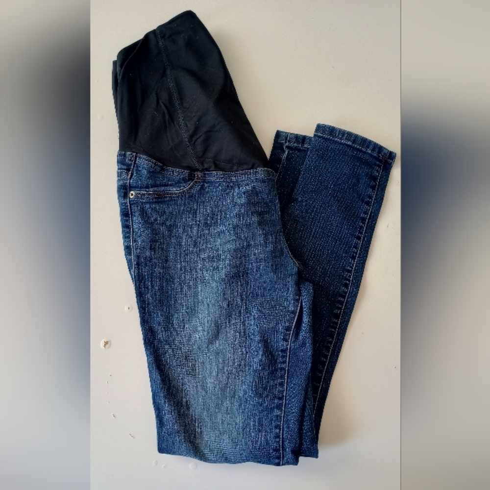Isabel Maternity by Ingrid & Isabel Dark Blue Straight Leg Jeans